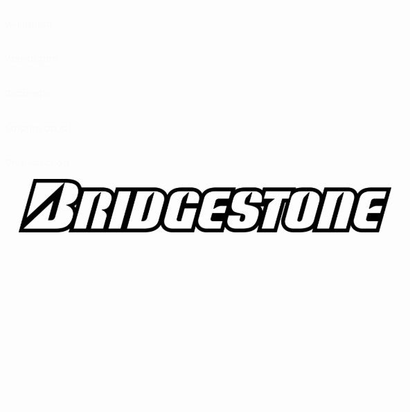 Bridgestone outline sticker