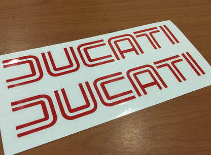 Ducati double lines stickerset