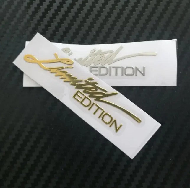 Limited Edition glans stickers