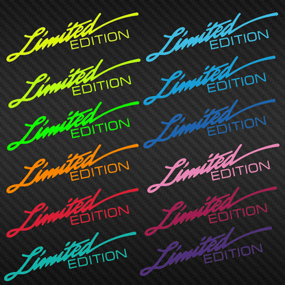 Limited Edition glans stickers