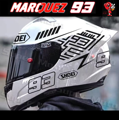 SHOEI Marc Marqeuz 93 helm stickerset