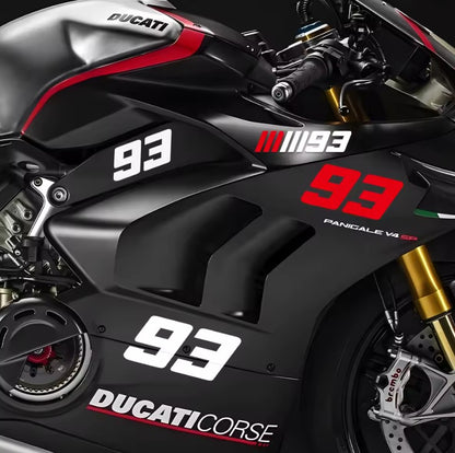 Ducati Corse Marc Marqeuz 93 stickerset