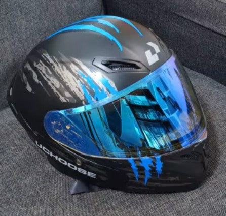 Monster klauw motor helm sticker