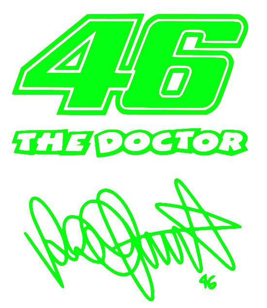 The Doctor Rossi 46 stickerset