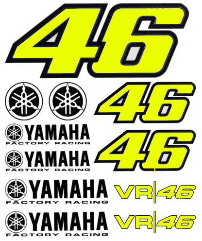 Rossi VR46 Yamaha stickerset
